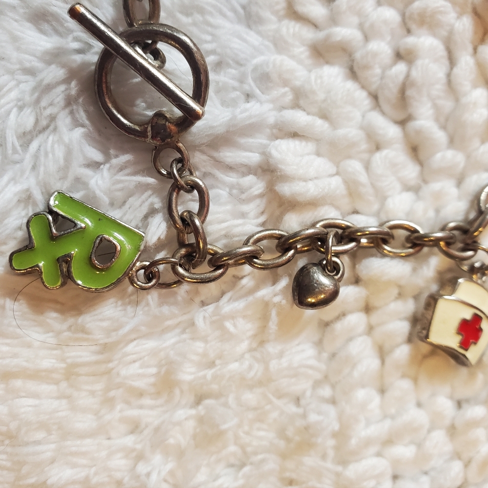 Vintage Nurses Charm Bracelet - Picture 4 of 8
